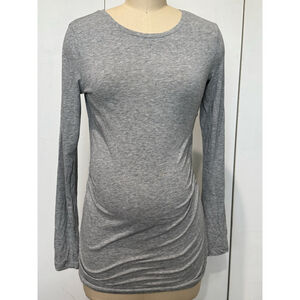 Women's GapMaternity pure body Gray Long Sleeve Tee S